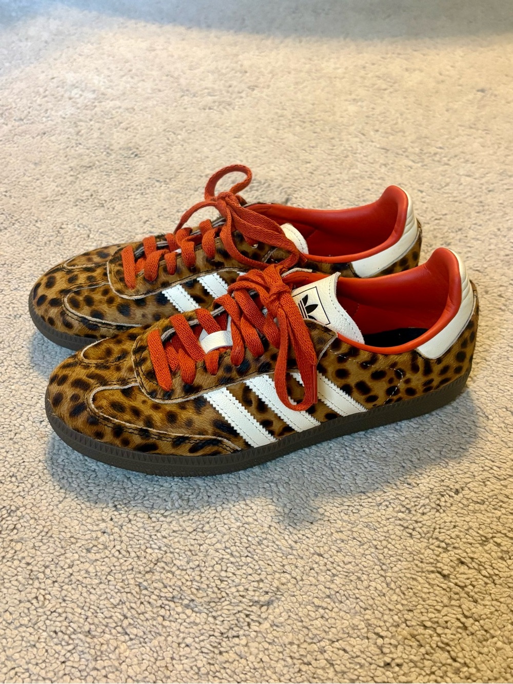 Adidas Samba OG Preloved Red Leopard- Size 38 (US 6.5/7)